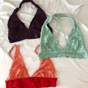 3x Bundle Urban Outfitters Bralettes Size M